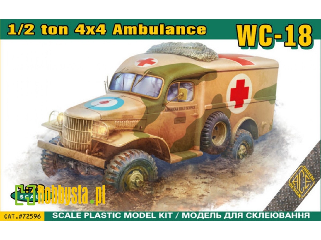 Wc-18 1/2 Ton 4x4 Ambulance Truck - image 1 Wc-18 1/2 Ton 4x4 Ambulance Truck - image 1