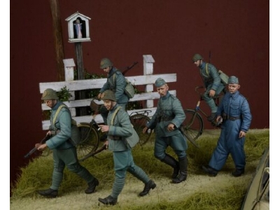 'for Queen & Country' Special Edition Set - Wwii Dutch Soldiers 1940 (6 Figures + 2 Bicycles) - image 1