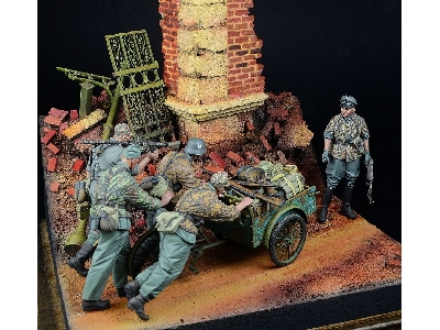 "schneller, Schneller!" Wss Soldiers W. Cycle Rickshaw - image 2