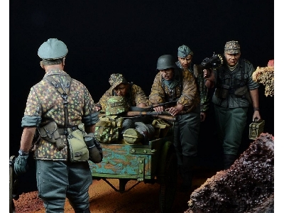 "schneller, Schneller!" Wss Soldiers W. Cycle Rickshaw - image 4