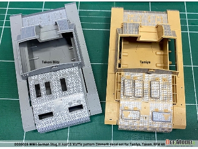Wwii German Stug.Iii Ausf.G Waffle Pattern Zimmerit Decal Set (For Tamiya/Takom/Rfm) - image 14