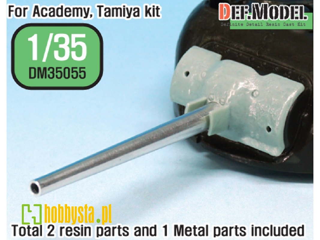 Us M4 Sherman 75mm Metal Barrel /W Late Mantlet Set( For Academy/Tamiya Kit) - image 1 Us M4 Sherman 75mm Metal Barrel /W Late Mantlet Set( For Academy/Tamiya Kit) - image 1