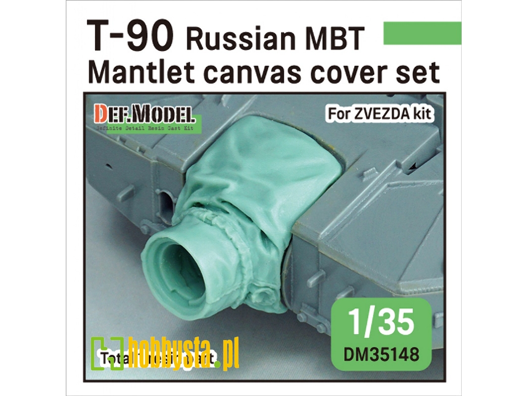 T-90 Russian Mbt Mantlet Canvas Cover Set (For Zvezda) - image 1 T-90 Russian Mbt Mantlet Canvas Cover Set (For Zvezda) - image 1