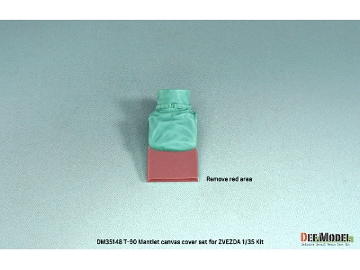 T-90 Russian Mbt Mantlet Canvas Cover Set (For Zvezda) - image 3