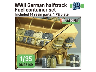 Wwii German Halftrack Fuel Container Set For Sd.Kfz. 251 Kit - image 1