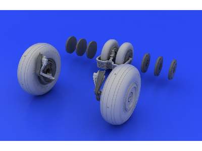 MiG-29 wheels 1/48 - Academy Minicraft - image 6