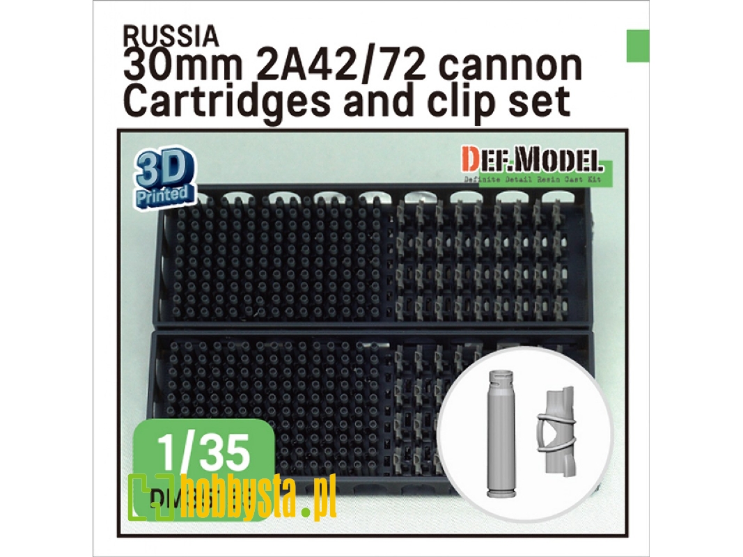 Russia 30mm 2a42/72 Cannon Cartridges And Clip Set (For Bmp, Vmpt, Bmd Series) - image 1 Russia 30mm 2a42/72 Cannon Cartridges And Clip Set (For Bmp, Vmpt, Bmd Series) - image 1