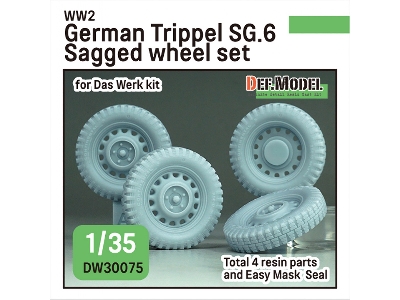 Ww2 German Trippel Sg.6 Sagged Wheel Set (For Das Werk) - image 1