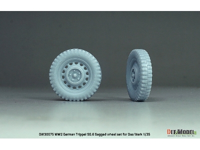 Ww2 German Trippel Sg.6 Sagged Wheel Set (For Das Werk) - image 4