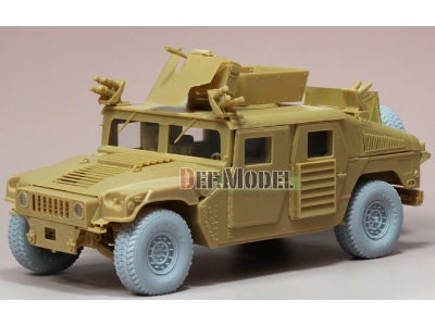 Hmmwv Mt Sagged Wheel Set -sagged (For Bronco 1/35 M1114) - image 3