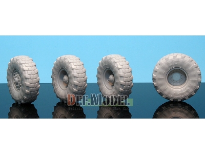 M923a1 Big Foot Truck Mich. Xl Sagged Wheel Set (For Italeri 1/35) - image 4