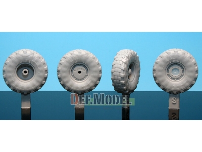 M923a1 Big Foot Truck Mich. Xl Sagged Wheel Set (For Italeri 1/35) - image 7