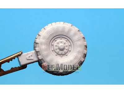 M923a1 Big Foot Truck Mich. Xl Sagged Wheel Set (For Italeri 1/35) - image 9