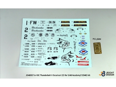 Usaf A-10c Thunderbolt Ii Decal Set (2) (For Academy 12348) - image 3