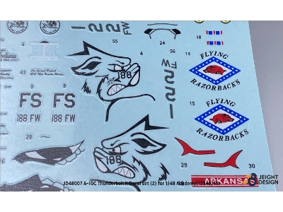 Usaf A-10c Thunderbolt Ii Decal Set (2) (For Academy 12348) - image 4