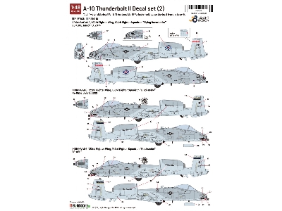 Usaf A-10c Thunderbolt Ii Decal Set (2) (For Academy 12348) - image 6