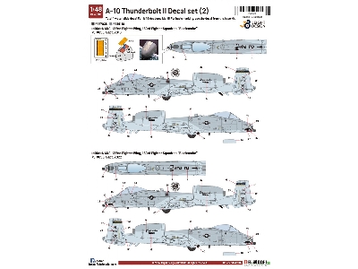 Usaf A-10c Thunderbolt Ii Decal Set (2) (For Academy 12348) - image 7