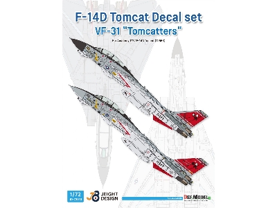 F-14d Tomcat Decal Set, Vf-31 'tomcatters' (For Academy 12563) - image 1