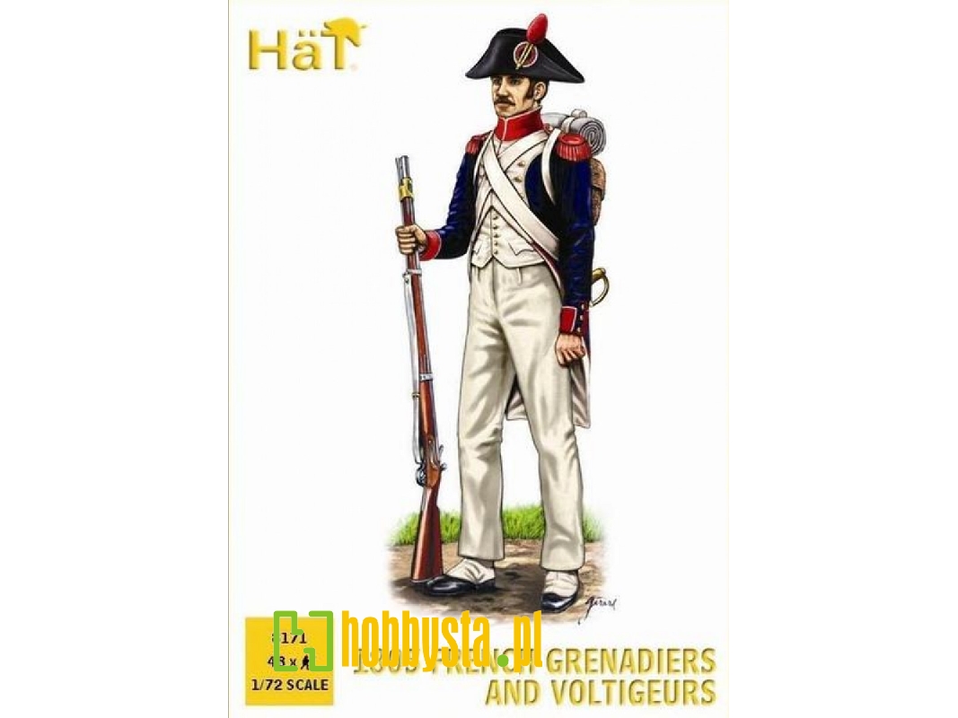 Napoleonic French Elite Infantry With Bicornes (1805) - image 1 Napoleonic French Elite Infantry With Bicornes (1805) - image 1