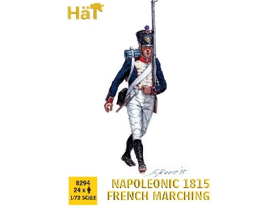 Napoleonic 1815 French Line Infantry Marching - image 1