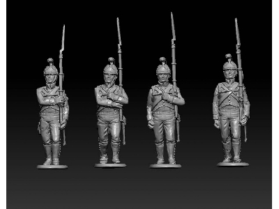 Napoleonic Austrian Line Infantry - Marching (18 Figures) - image 4