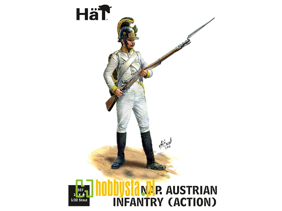 Napoleonic Austrian Line Infantry - In Action (18 Figures) - image 1 Napoleonic Austrian Line Infantry - In Action (18 Figures) - image 1