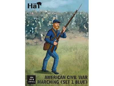 Union Infantry Marching Set 1 - 18 Figures (American Civil War 1861-1865) - image 1