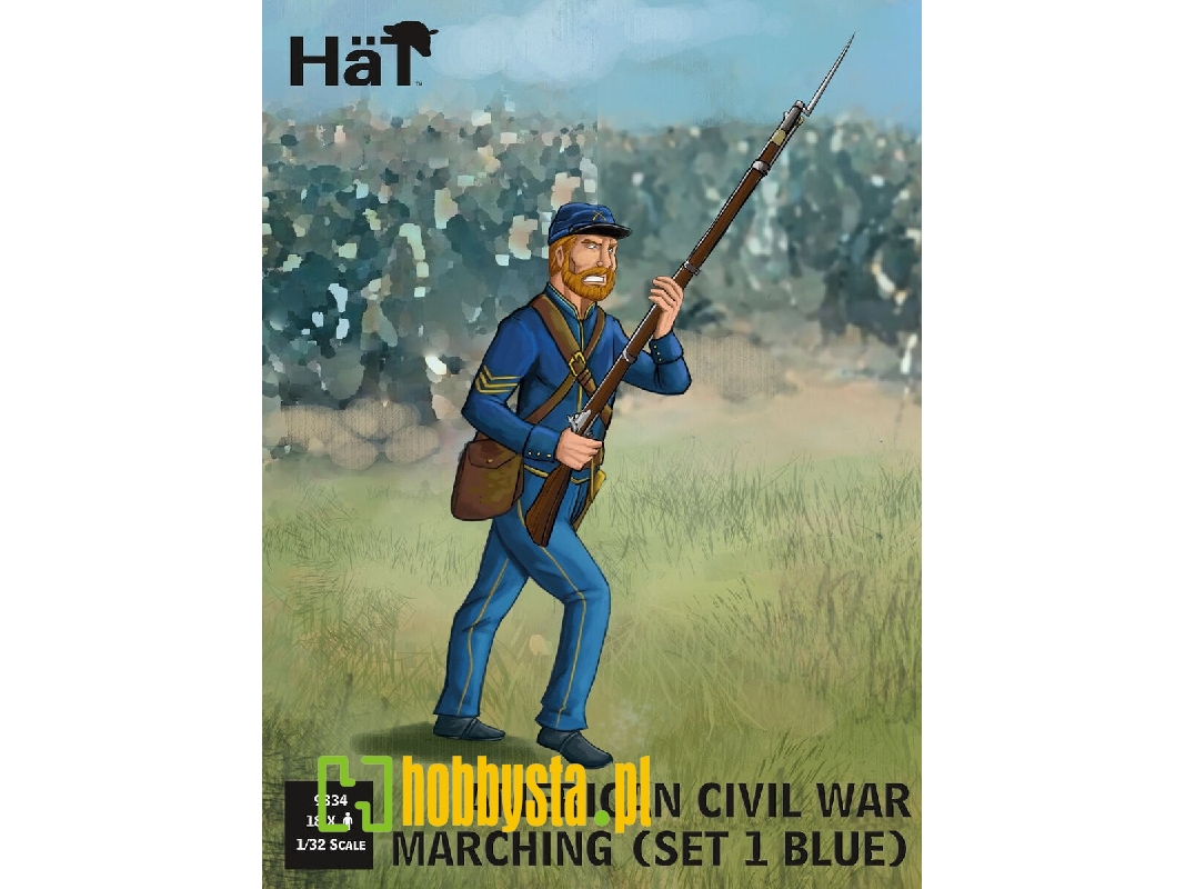 Union Infantry Marching Set 1 - 18 Figures (American Civil War 1861-1865) - image 1 Union Infantry Marching Set 1 - 18 Figures (American Civil War 1861-1865) - image 1