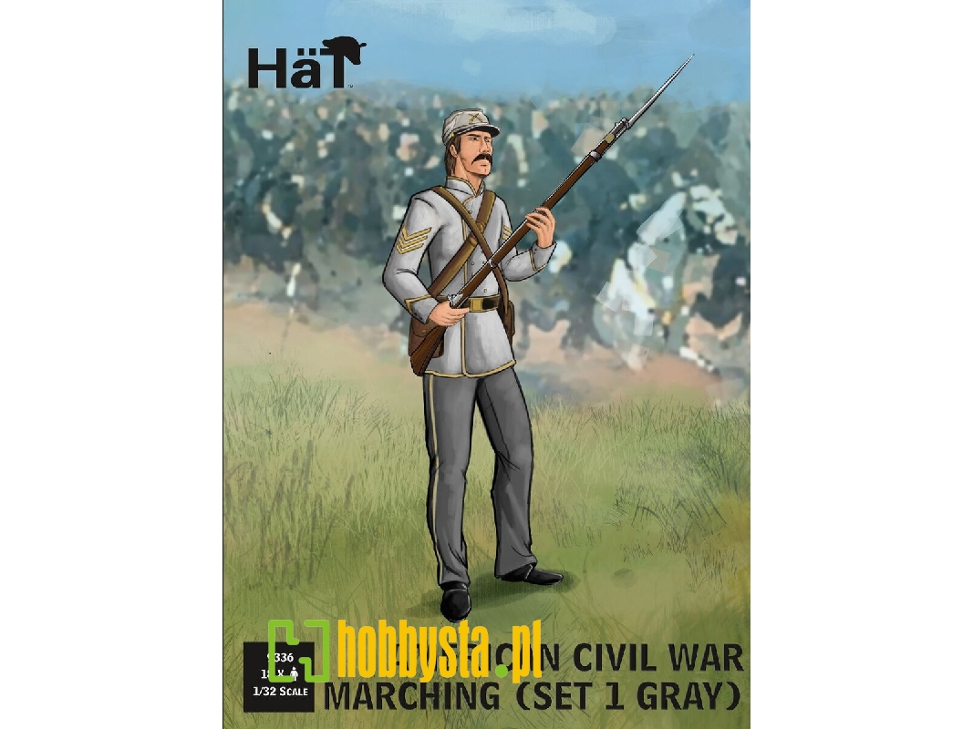 Confederate Infantry Marching Set 1 - 18 Figures (American Civil War 1861-1865) - image 1 Confederate Infantry Marching Set 1 - 18 Figures (American Civil War 1861-1865) - image 1