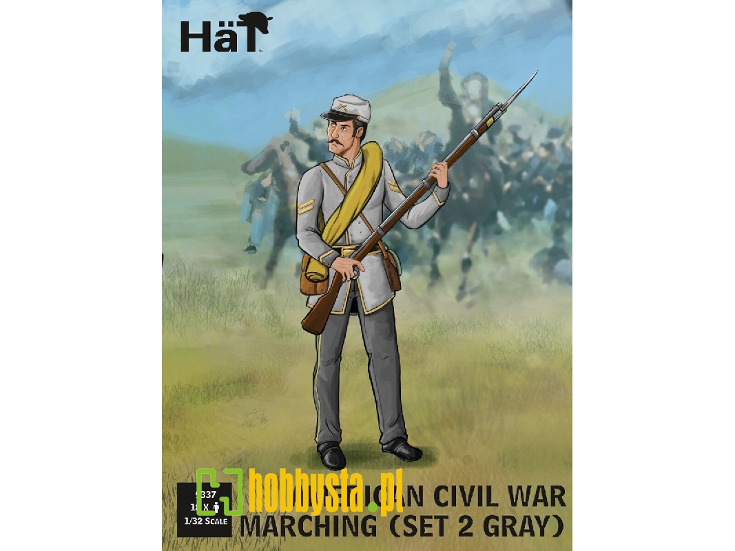 Confederate Infantry Marching Set 2 - 18 Figures (American Civil War 1861-1865) - image 1 Confederate Infantry Marching Set 2 - 18 Figures (American Civil War 1861-1865) - image 1