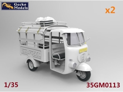 60'-70's Saigon Shuttle Motor - Tricycle Depot And A Take Break Driver (2 Kits In 1 Box) - image 2