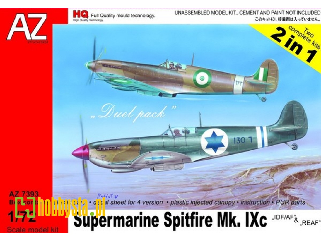 Supermarine Spitfire Mk. Ixc "idf/Af & Reaf" - image 1 Supermarine Spitfire Mk. Ixc "idf/Af & Reaf" - image 1