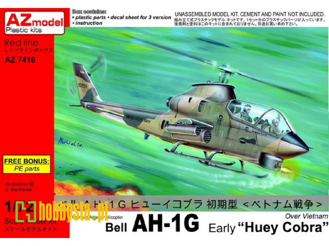 Bell Ah-1g Early "huey Cobra" Over Vietnam - image 1 Bell Ah-1g Early "huey Cobra" Over Vietnam - image 1