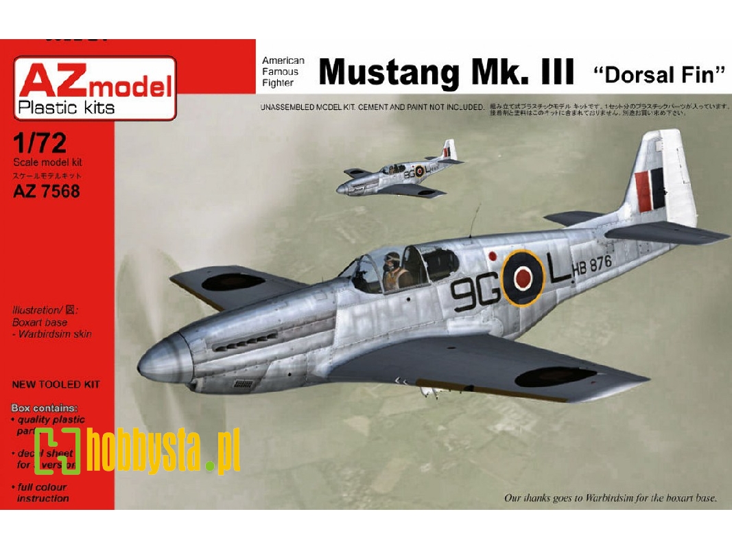 Mustang Mk.Iii Dorsal Fin - image 1 Mustang Mk.Iii Dorsal Fin - image 1
