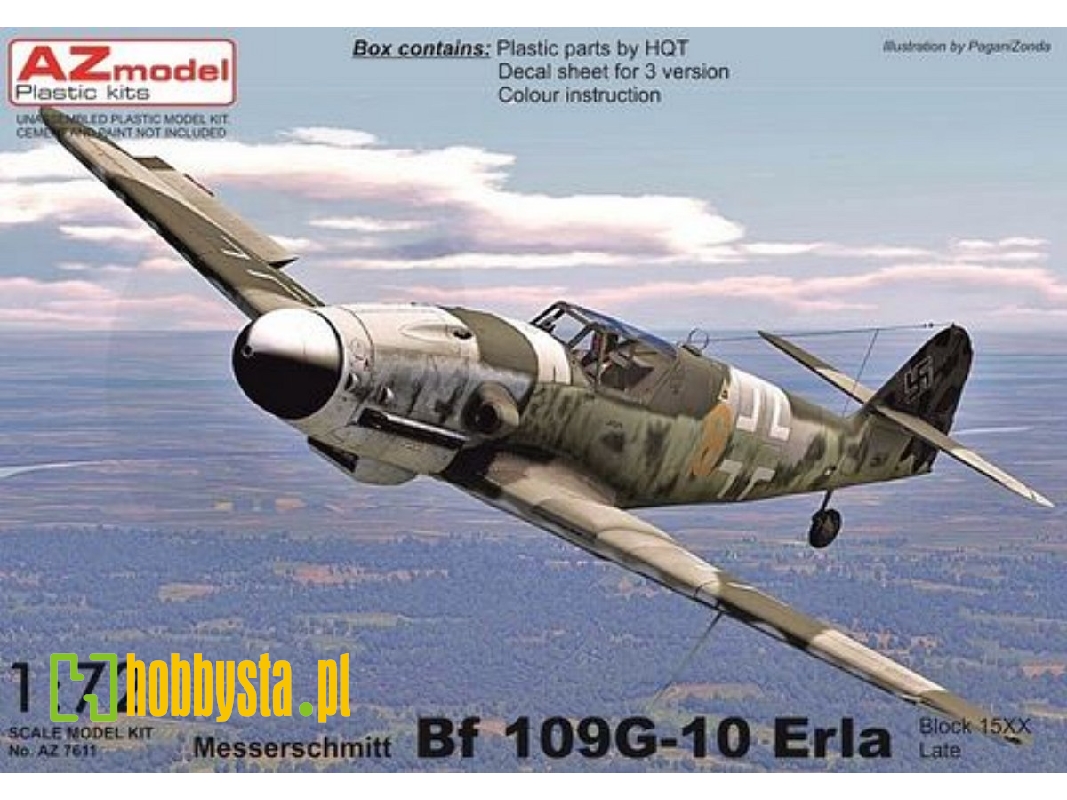 Bf-109g-10 Erla Block 15xx Late - image 1 Bf-109g-10 Erla Block 15xx Late - image 1