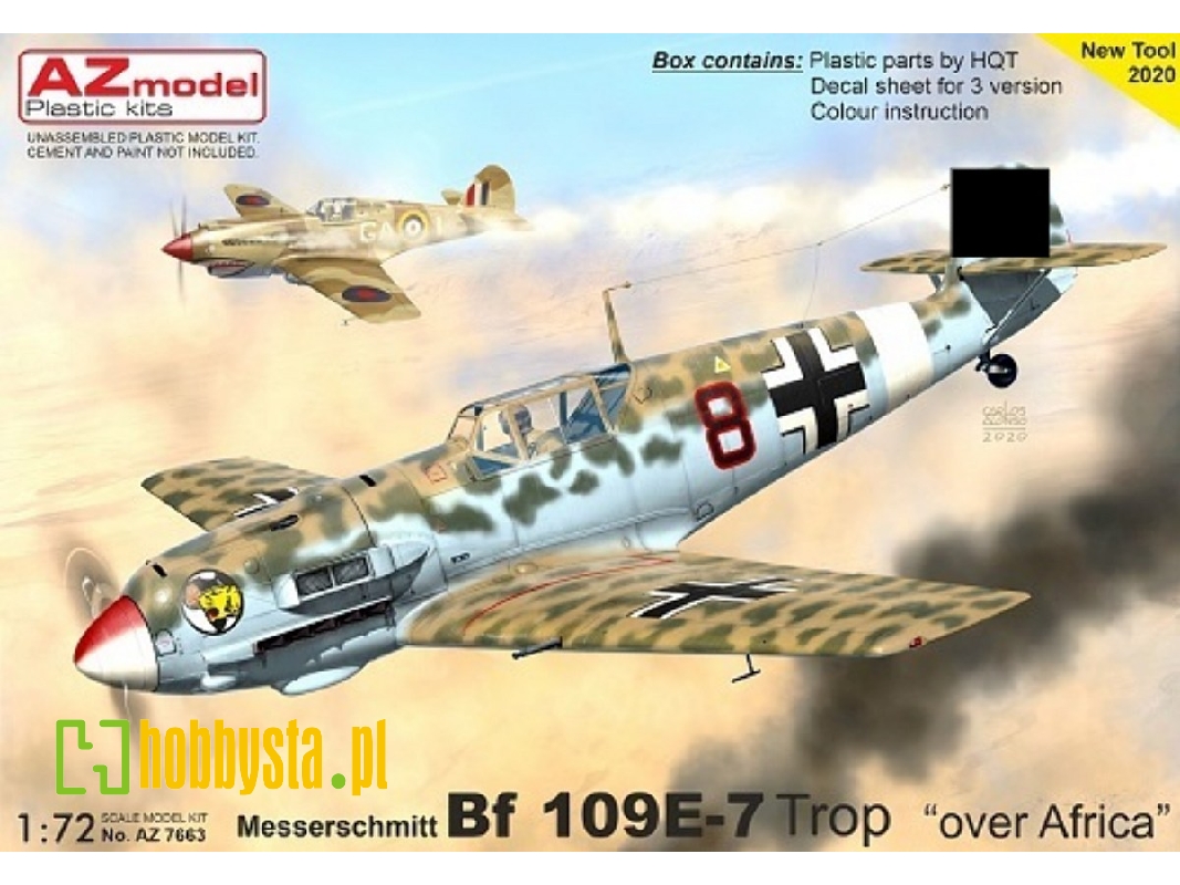 Bf-109e-7 Trop "over Africa" - image 1