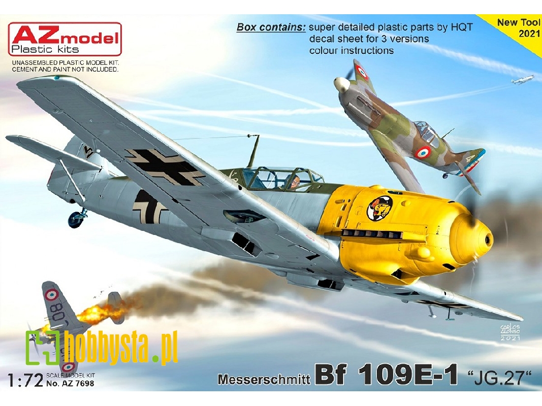 Messerschmitt Bf 109e-1 "jg.27" - image 1 Messerschmitt Bf 109e-1 "jg.27" - image 1