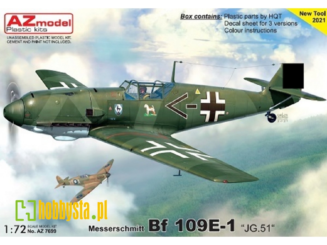 Messerschmitt Bf 109e-1 "jg.51" - image 1 Messerschmitt Bf 109e-1 "jg.51" - image 1