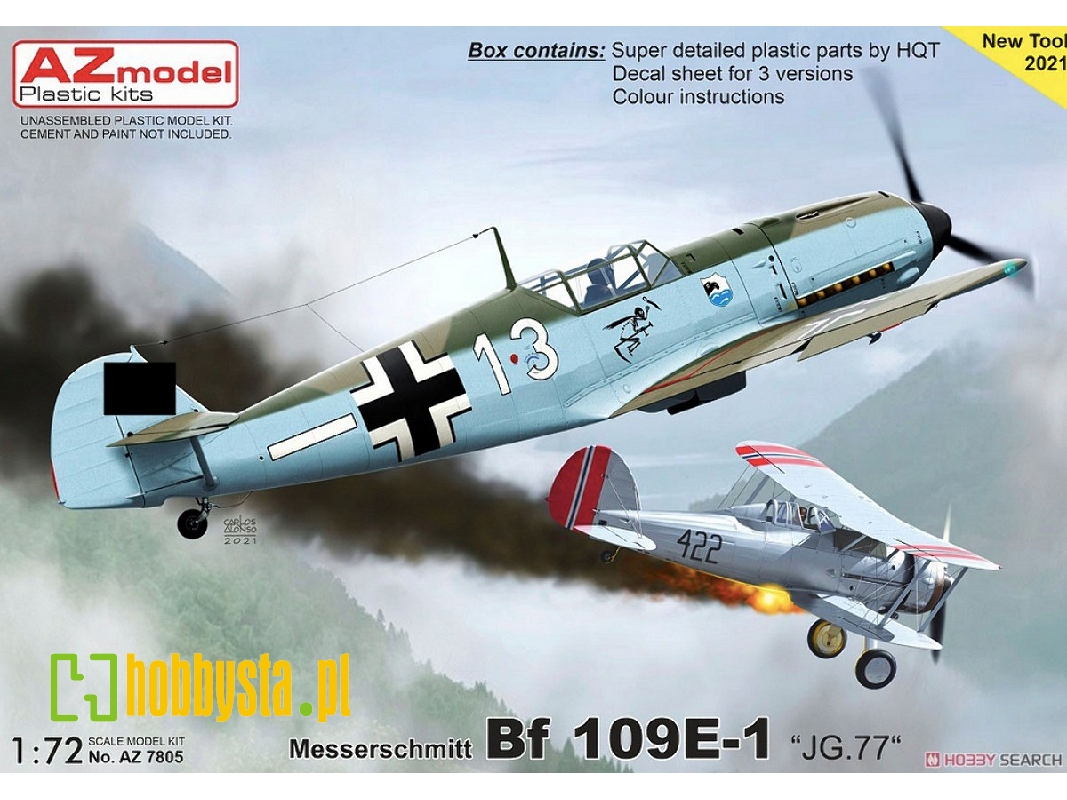 Bf 109e-1 "jg.77" - image 1