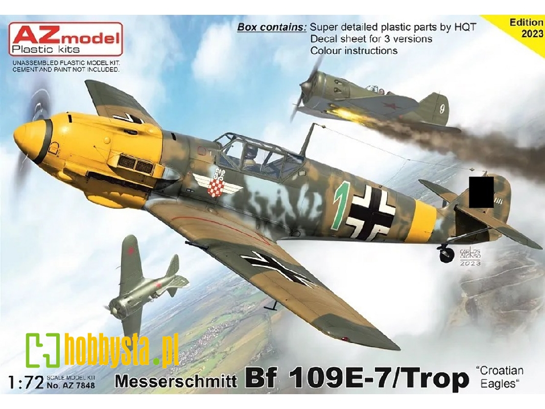 Messerschmitt Bf 109e-7/Trop "croatian Eagles" - image 1 Messerschmitt Bf 109e-7/Trop "croatian Eagles" - image 1