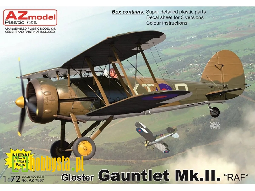 Gloster Gauntlet Mk.Ii 'raf' - image 1 Gloster Gauntlet Mk.Ii 'raf' - image 1