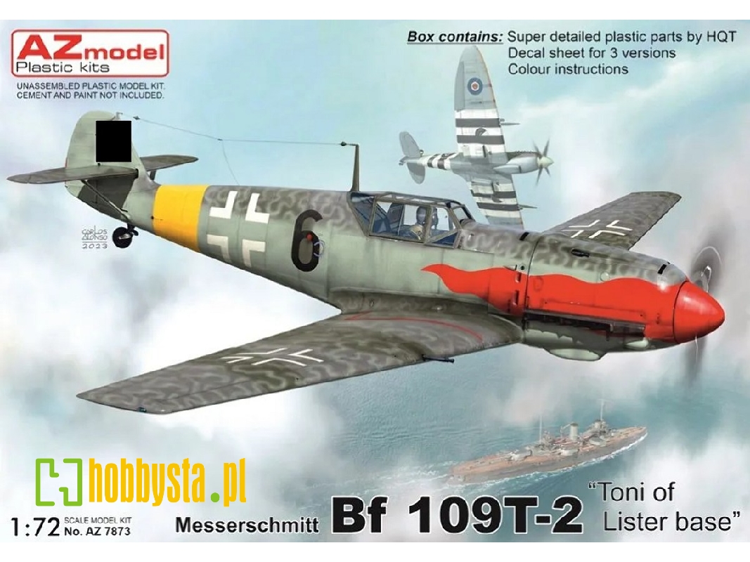 Messerschmitt Bf 109t-2 'toni Of Lister Base' - image 1 Messerschmitt Bf 109t-2 'toni Of Lister Base' - image 1