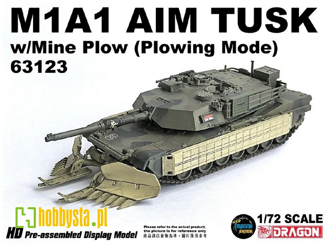 M1a1 Aim Tusk W/ Mine Plow (Plowing Mode) - image 1 M1a1 Aim Tusk W/ Mine Plow (Plowing Mode) - image 1
