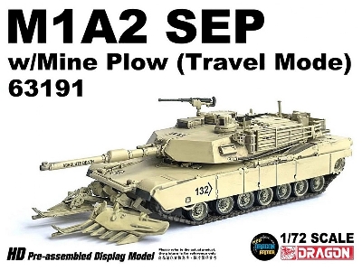 M1a2 Sep W/ Mine Plow (Travel Mode) - image 1