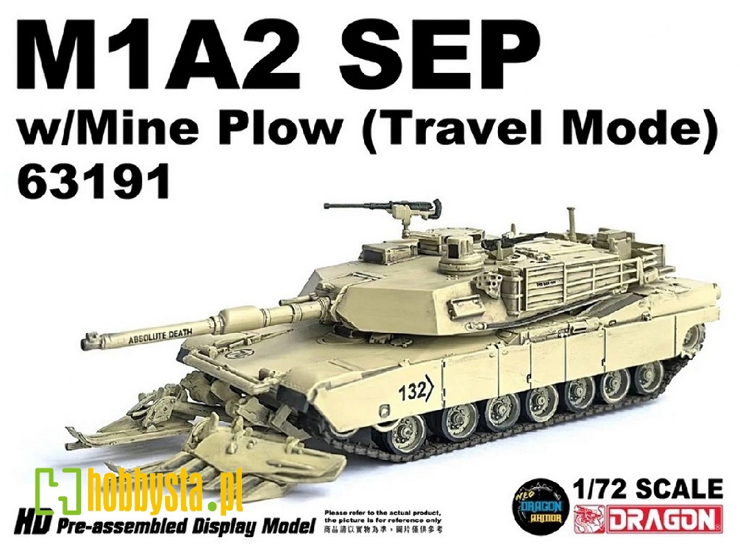 M1a2 Sep W/ Mine Plow (Travel Mode) - image 1 M1a2 Sep W/ Mine Plow (Travel Mode) - image 1