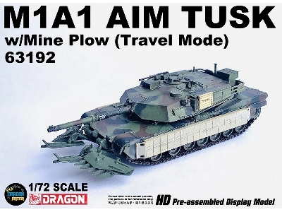 M1a1 Aim W/ Mine Plow (Travel Mode) - image 1