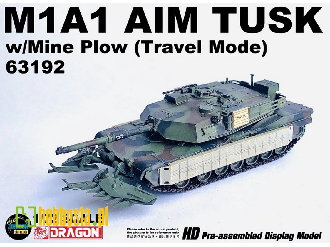M1a1 Aim W/ Mine Plow (Travel Mode) - image 1 M1a1 Aim W/ Mine Plow (Travel Mode) - image 1