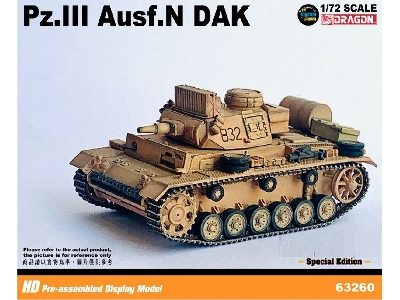 Pz.Kpfw Iii Ausf. N With Extra Oil Drum And Wooden Box Dak S.Pz.Abt.501, Tunisia 1942/43 - image 2