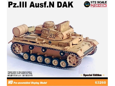 Pz.Kpfw Iii Ausf. N With Extra Oil Drum And Wooden Box Dak S.Pz.Abt.501, Tunisia 1942/43 - image 3