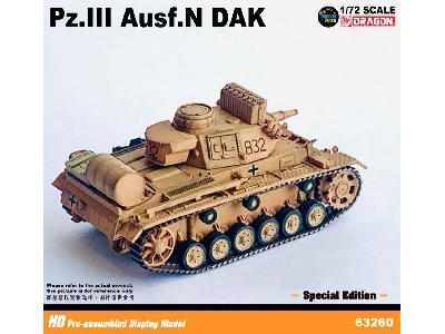 Pz.Kpfw Iii Ausf. N With Extra Oil Drum And Wooden Box Dak S.Pz.Abt.501, Tunisia 1942/43 - image 4
